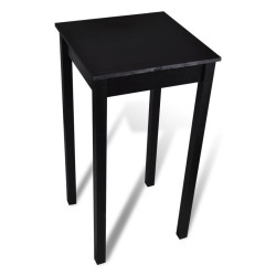 Baaripöytä MDF Musta 55x55x107 cm